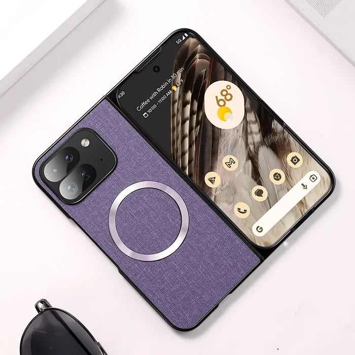 Luxury Cloth Pattern Magnetic Case for Google Pixel