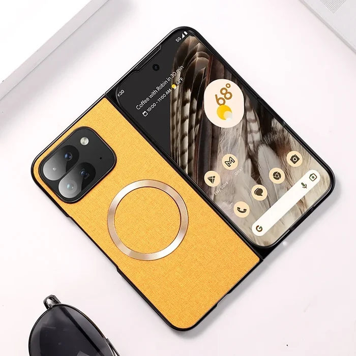 Luxury Cloth Pattern Magnetic Case for Google Pixel
