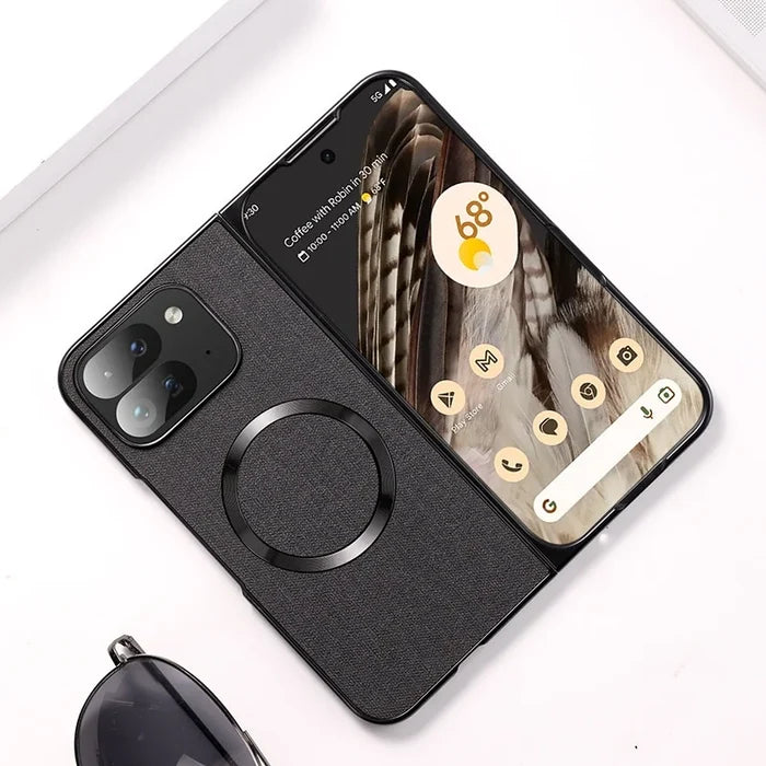 Luxury Cloth Pattern Magnetic Case for Google Pixel