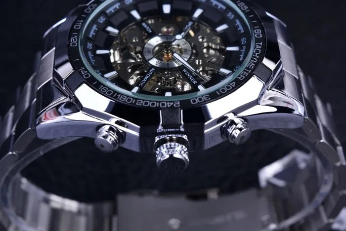 Luxury Designer Men's Automatic Watch - Stainless Steel