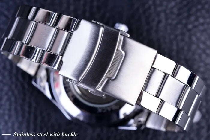 Luxury Designer Men's Automatic Watch - Stainless Steel