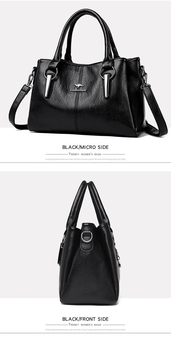 Luxury Designer Women's Large Capacity Handbag