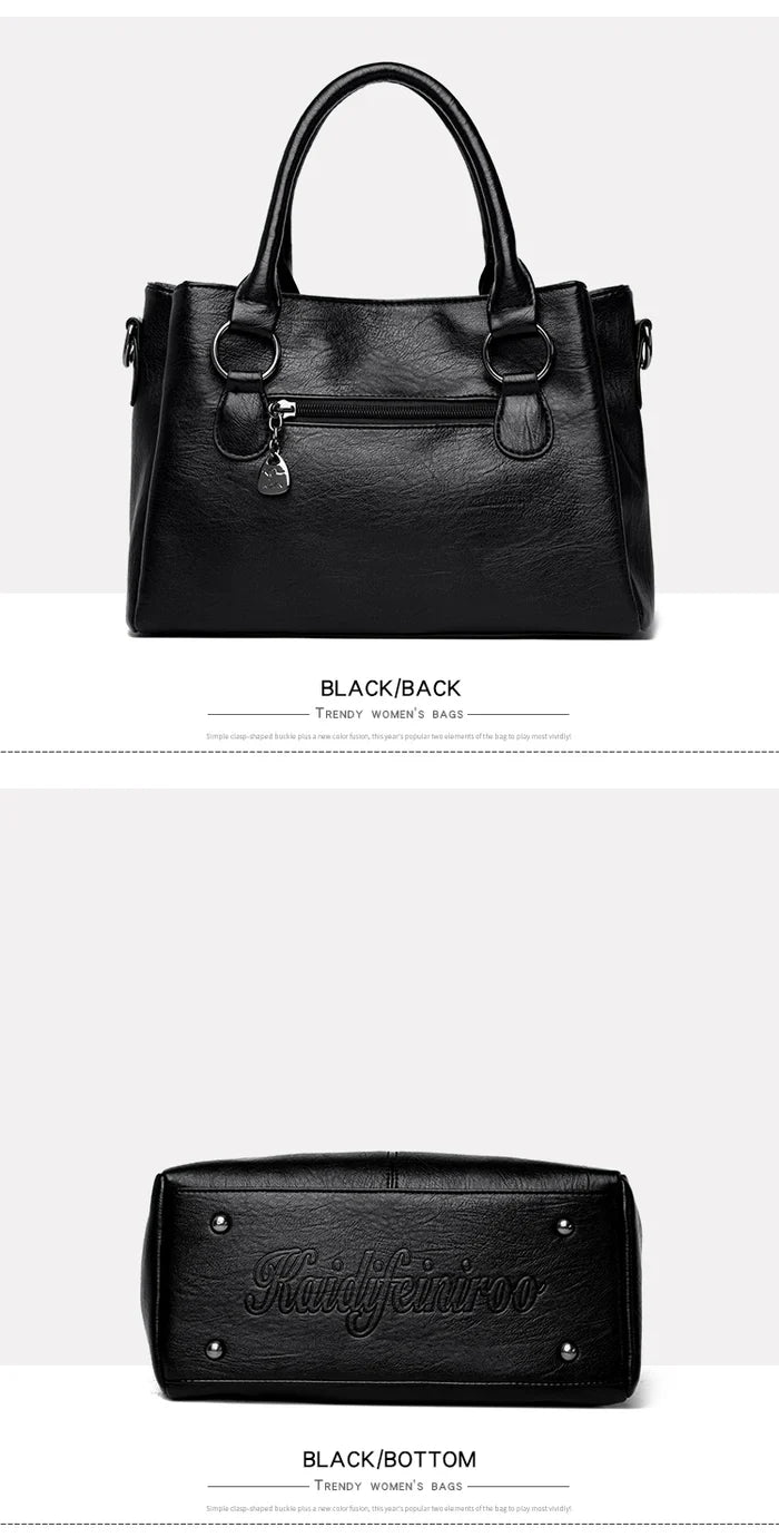 Luxury Designer Women's Large Capacity Handbag