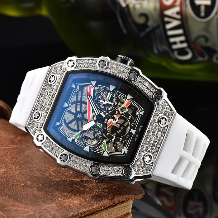 Watch / Black case-white