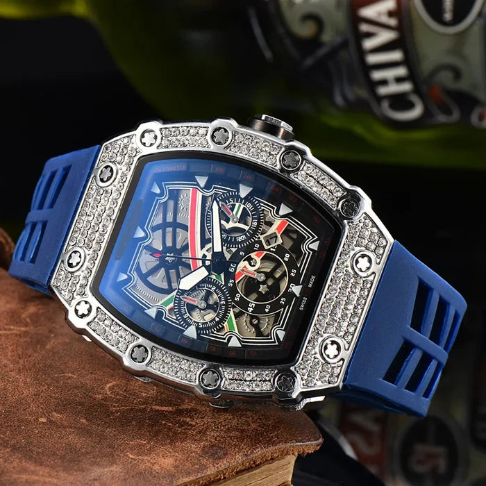 Luxury Diamond Quartz Watch