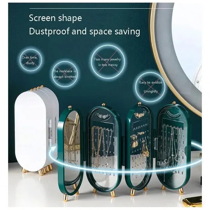 Luxury Foldable Jewelry Organizer Box