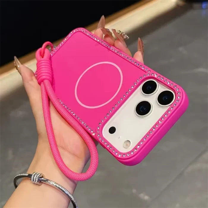 Luxury Glitter Lanyard Case for iPhone