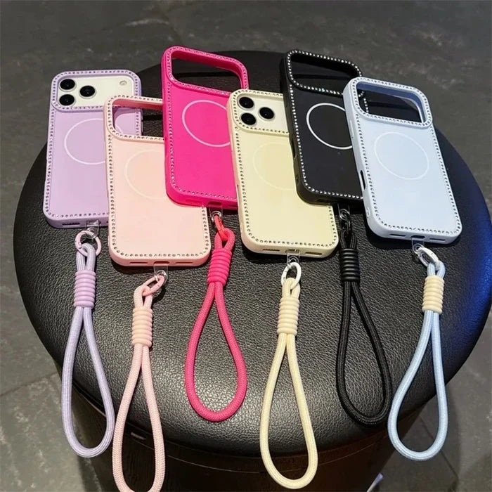 Luxury Glitter Lanyard Case for iPhone