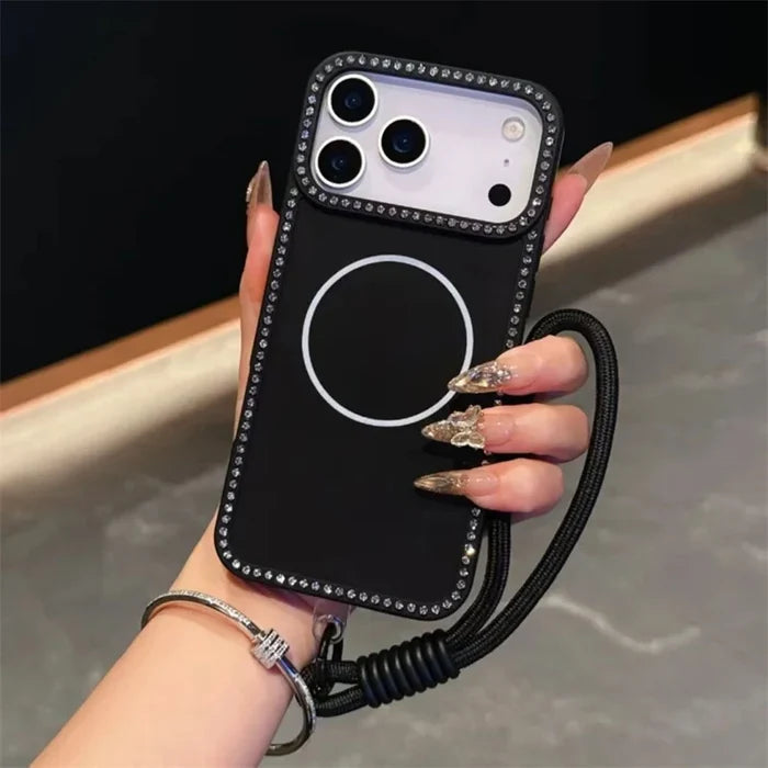 Luxury Glitter Lanyard Case for iPhone