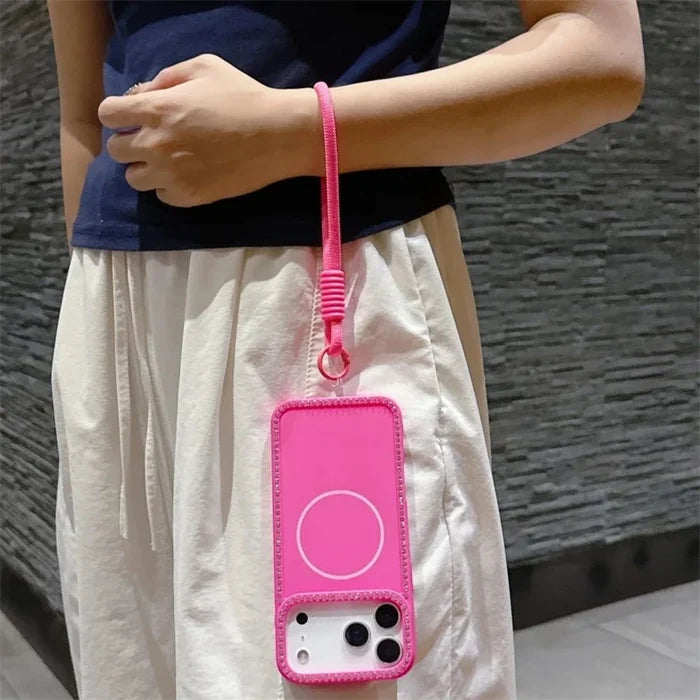 Luxury Glitter Lanyard Case for iPhone