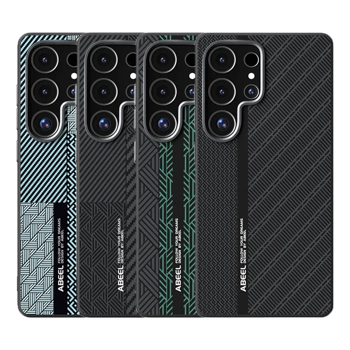Luxury Magnetic Carbon Fiber Case for Samsung Galaxy