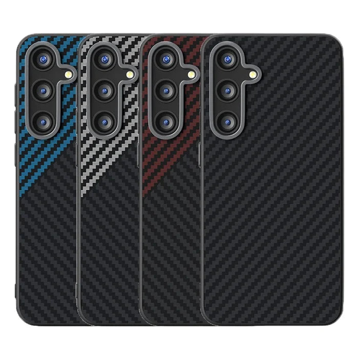 Luxury Magnetic Carbon Fiber Case for Samsung Galaxy