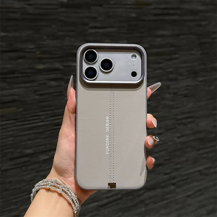 Luxury Magnetic Leather iPhone 17-13 Pro Case