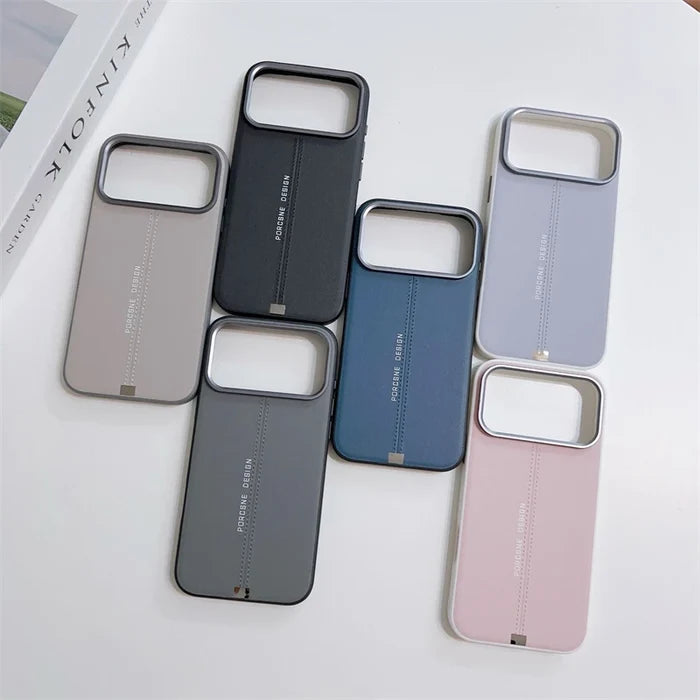 Luxury Magnetic Leather iPhone 17-13 Pro Case