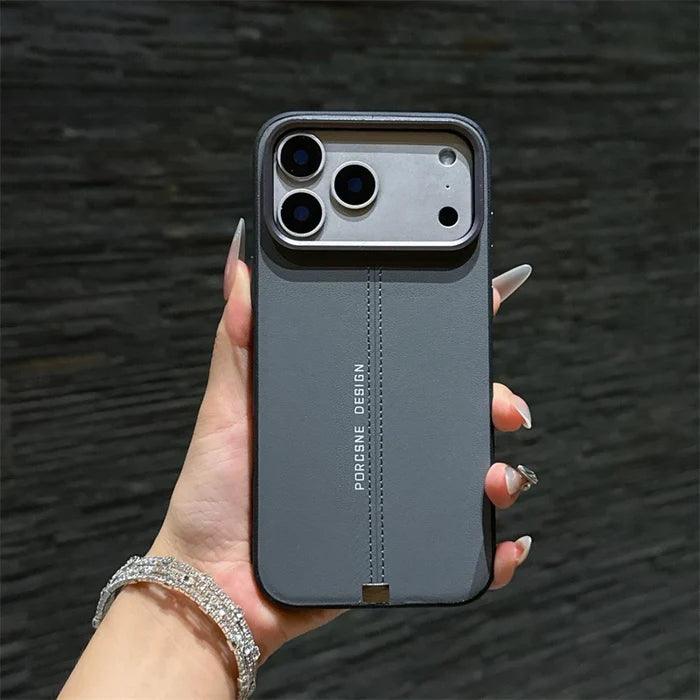 Luxury Magnetic Leather iPhone 17-13 Pro Case