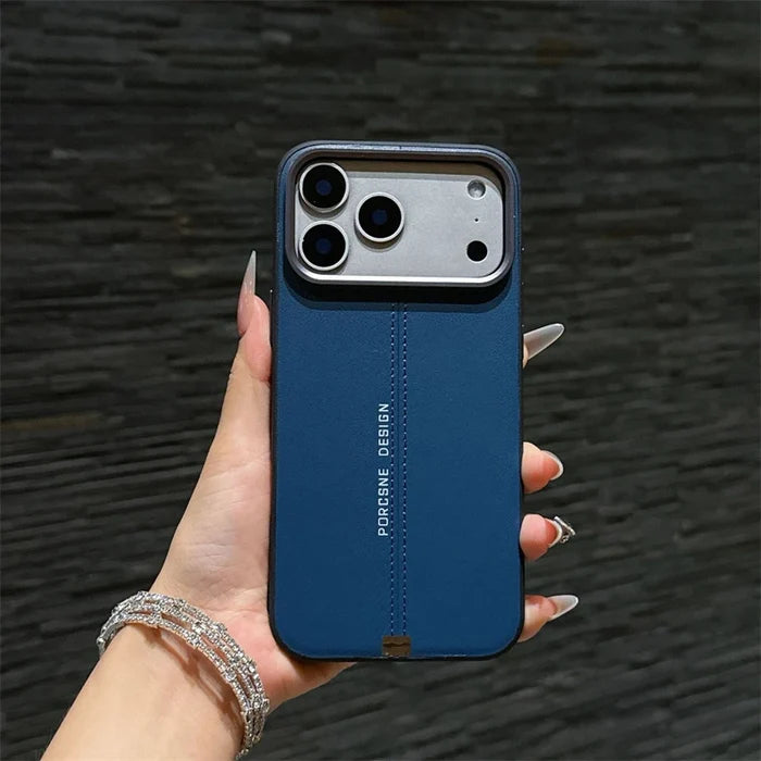 Luxury Magnetic Leather iPhone 17-13 Pro Case