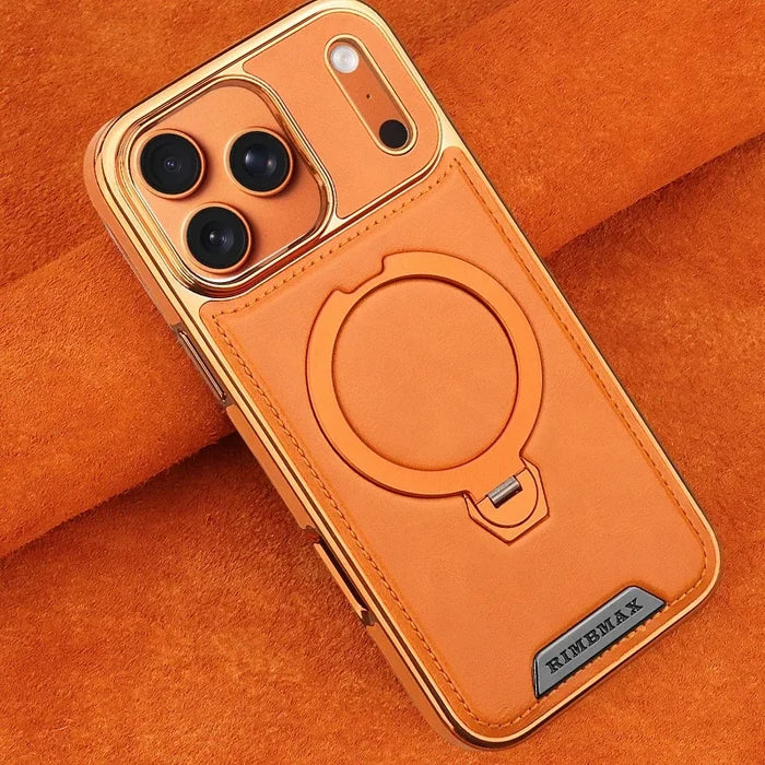 Luxury Magnetic Leather Phone Case for iPhone