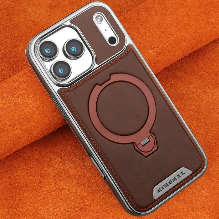 Luxury Magnetic Leather Phone Case for iPhone