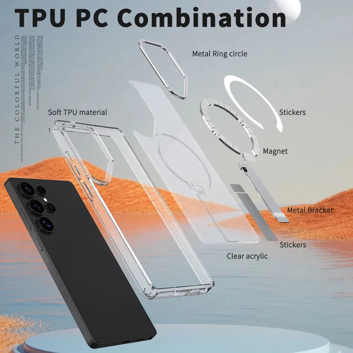 Luxury Matte Magnetic Shockproof Phone Case