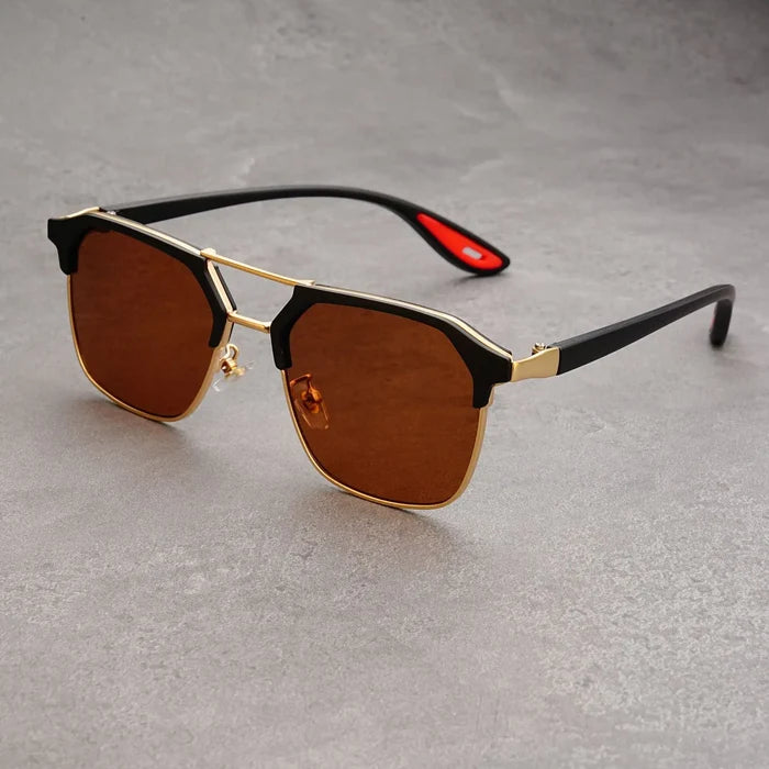 Luxury Men's Double Bridge Sunglasses - Outdoor Lifestyle