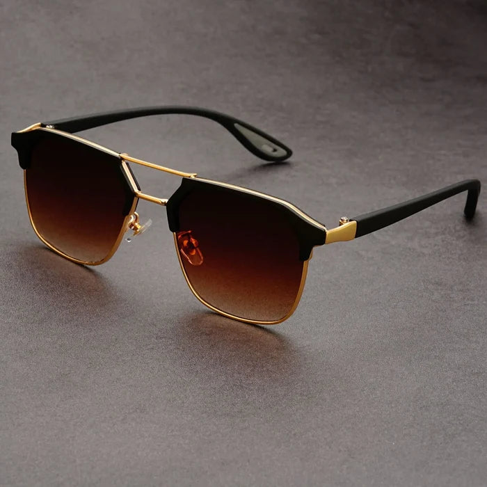 Luxury Men's Double Bridge Sunglasses - Outdoor Lifestyle