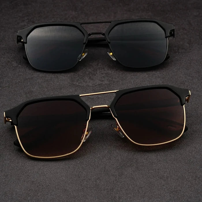 Luxury Men's Double Bridge Sunglasses - Outdoor Lifestyle