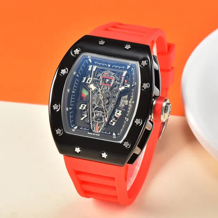 Quartz watches / Black  and red