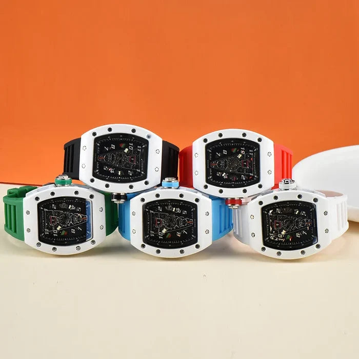 Luxury Men's Hollow Out Quartz Sport Watch