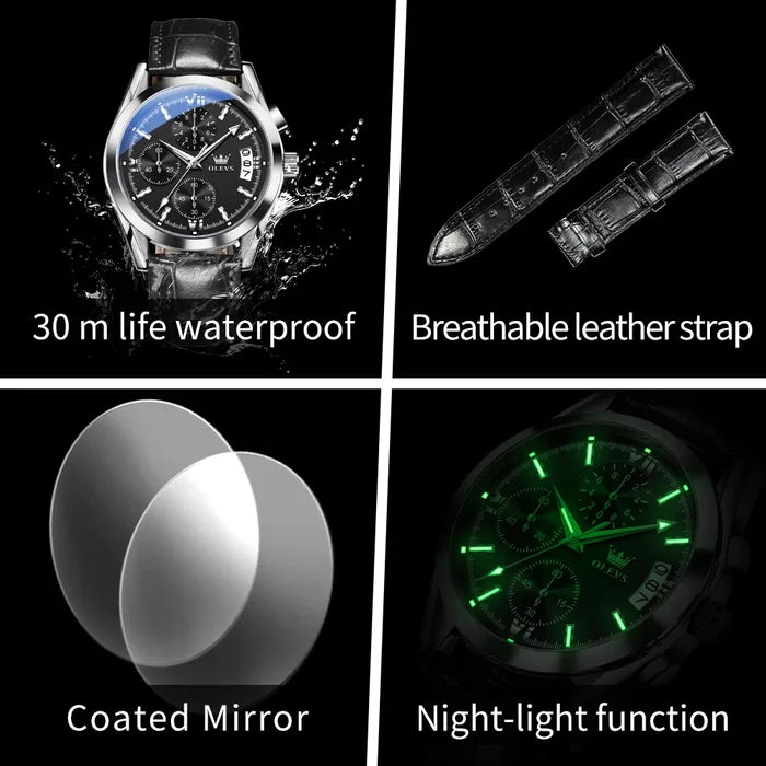 Luxury OLEVS Waterproof Chronograph Men's Watch