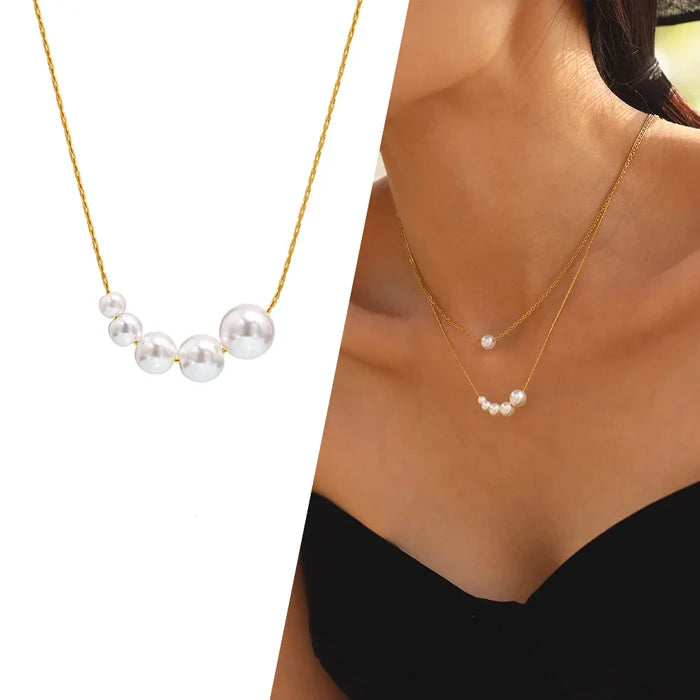 Luxury Pearl Clavicle Necklace for Women