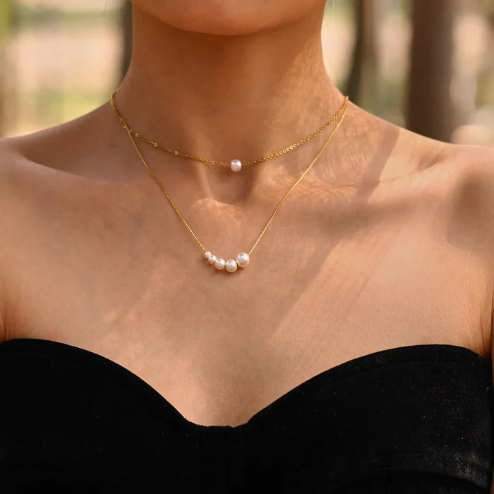 Luxury Pearl Clavicle Necklace for Women
