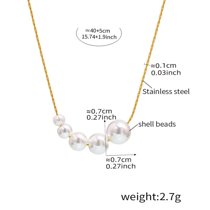 Luxury Pearl Clavicle Necklace for Women