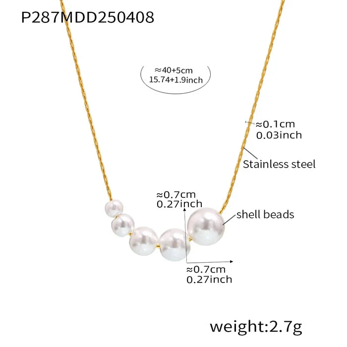 Luxury Pearl Clavicle Necklace for Women