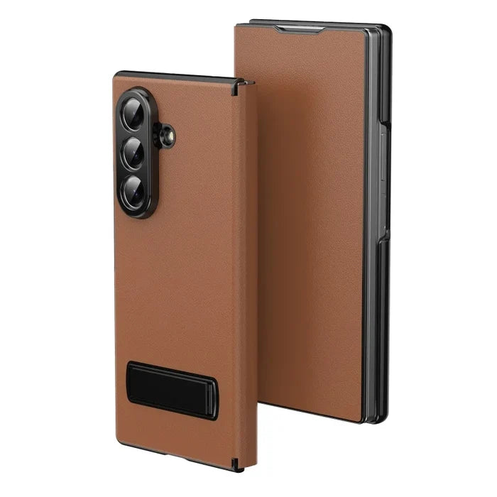 Luxury PU Leather Cell Phone Case for Samsung Z Fold