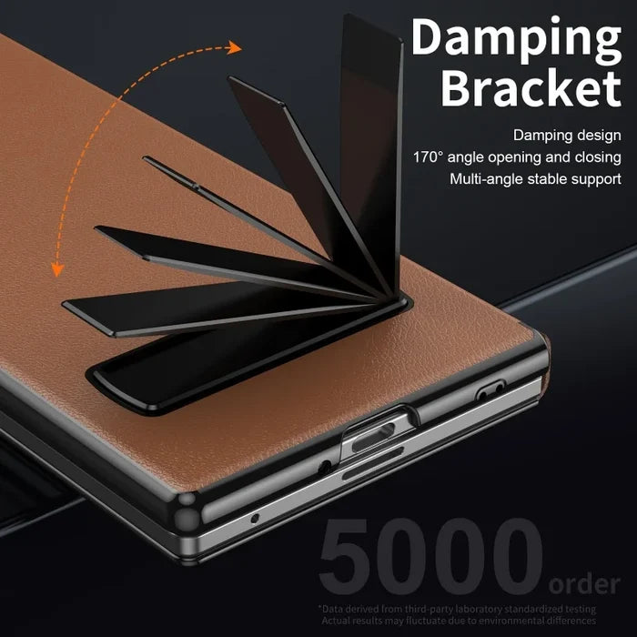 Luxury PU Leather Cell Phone Case for Samsung Z Fold