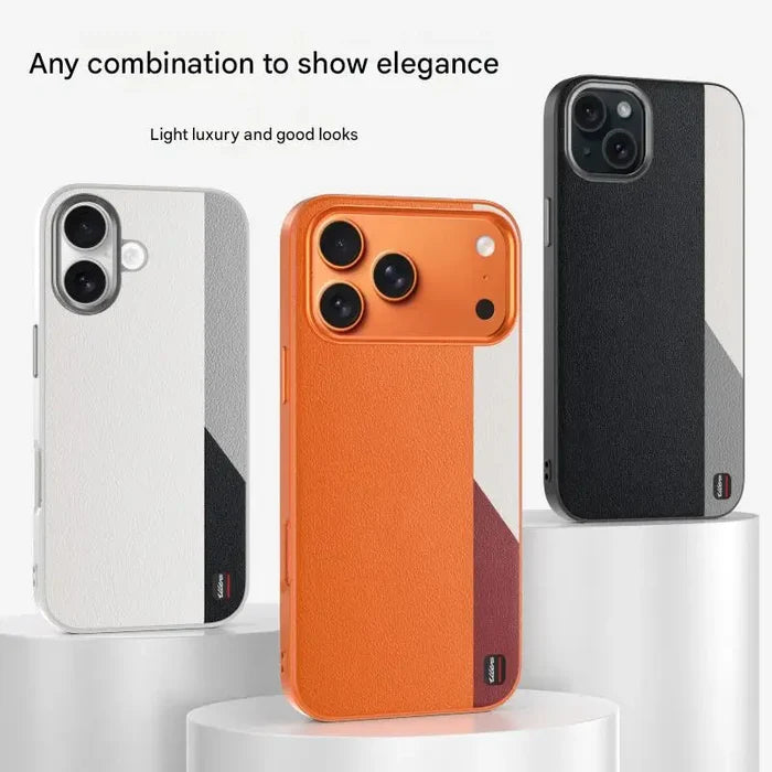 Luxury PU Leather Magnetic Mobile Phone Cases for iPhone