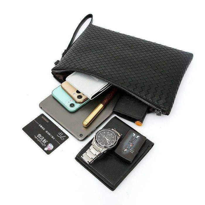 Luxury PU Leather Men’s Handbag
