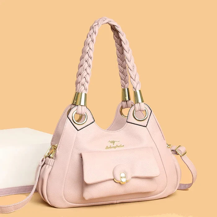 Luxury PU Women's Handbag Large Capacity Shoulder Women's Handbag
