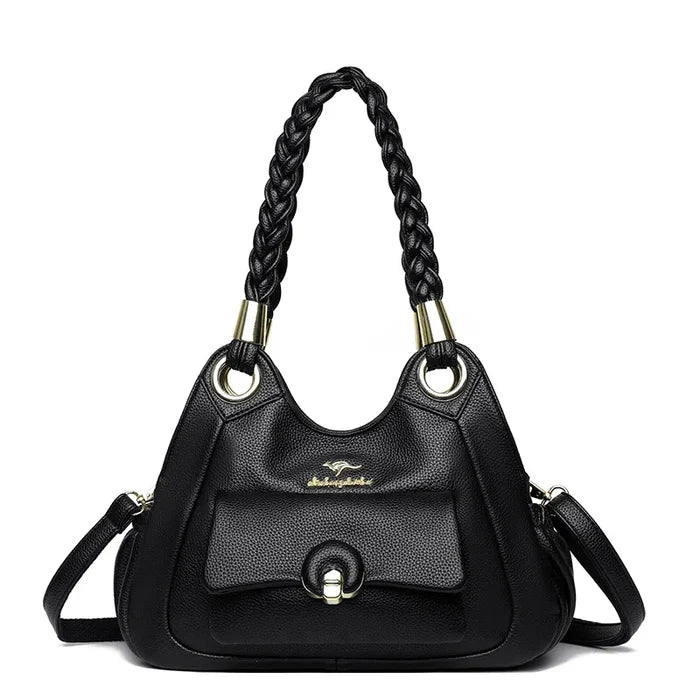 Luxury PU Women's Handbag Large Capacity Shoulder Women's Handbag