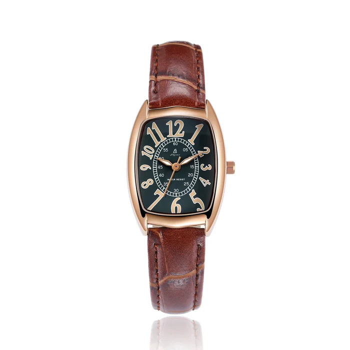 quartz watch / Brown
