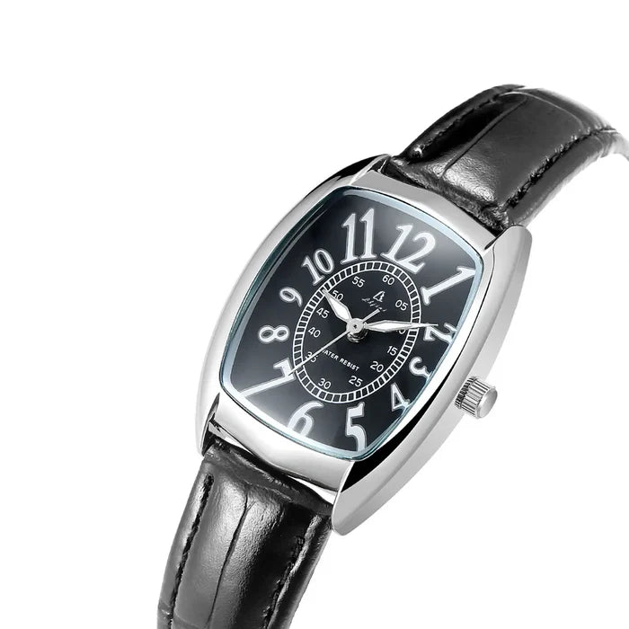 Luxury Retro Ladies Watch with Leather Strap