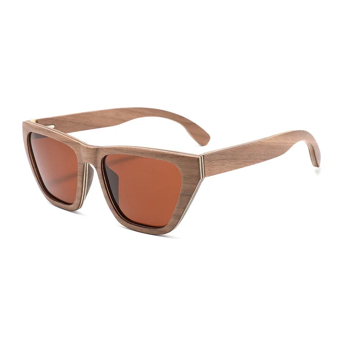 Luxury Retro Square Sunglasses with Polarized Lenses