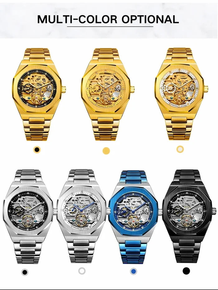 Luxury Skeleton Mechanical Watch  Automatic Watch for Men