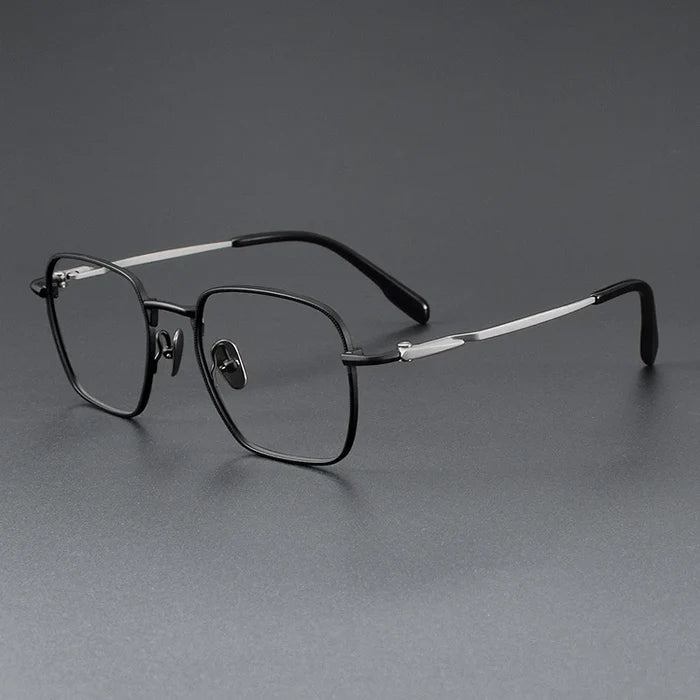 Luxury Titanium Eyeglasses - Gold, Lightweight & Stylish