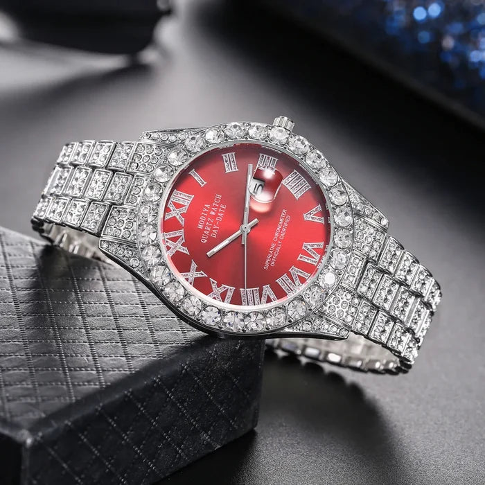 Luxury Unisex Quartz Rhinestone Watch