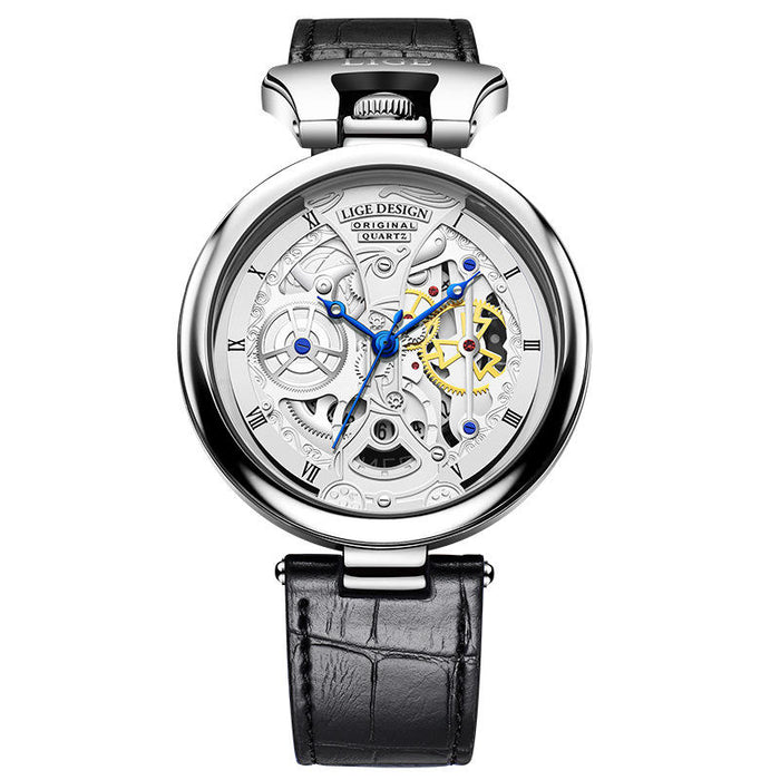Luxury Waterproof Tourbillon Skeleton Watch