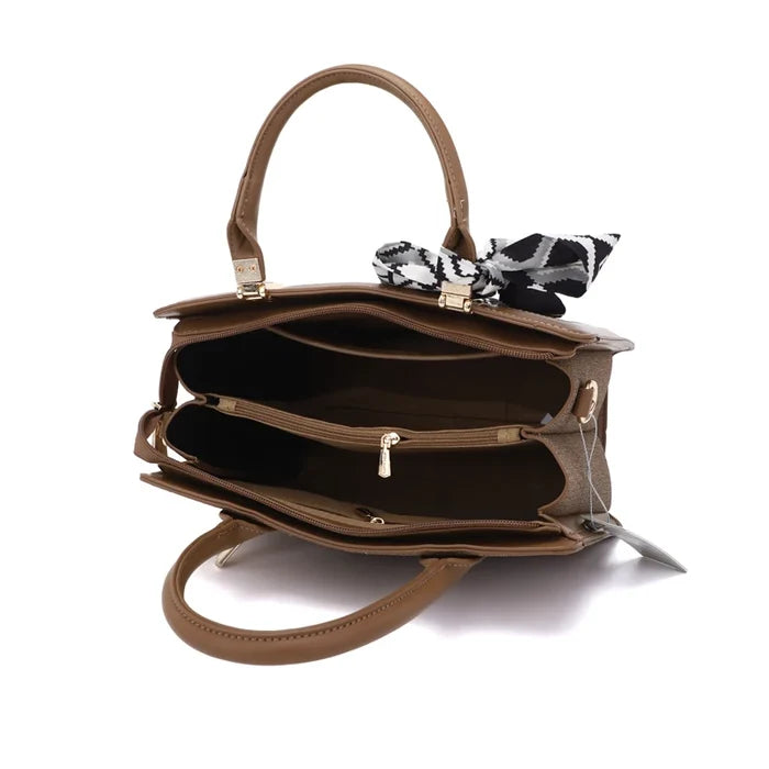 Luxury Women Handbags Stylish Horizontal PU Leather Purse Daily Use