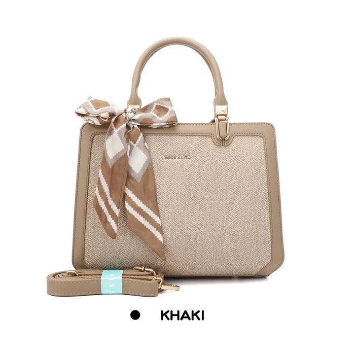 Luxury Women Handbags Stylish Horizontal PU Leather Purse Daily Use