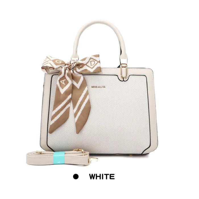 Luxury Women Handbags Stylish Horizontal PU Leather Purse Daily Use