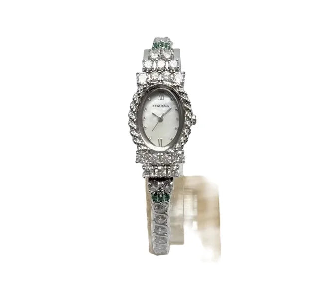 Luxury Women's Diamond Stainless Steel Watch